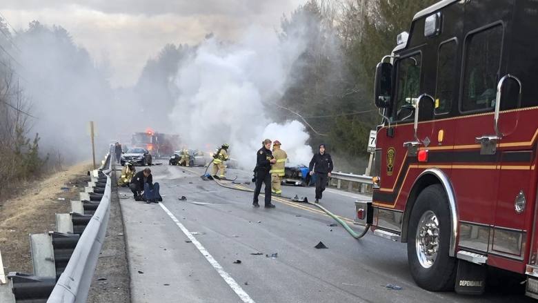 Lamborghini was driving into oncoming lane before fatal crash, family of injured man says