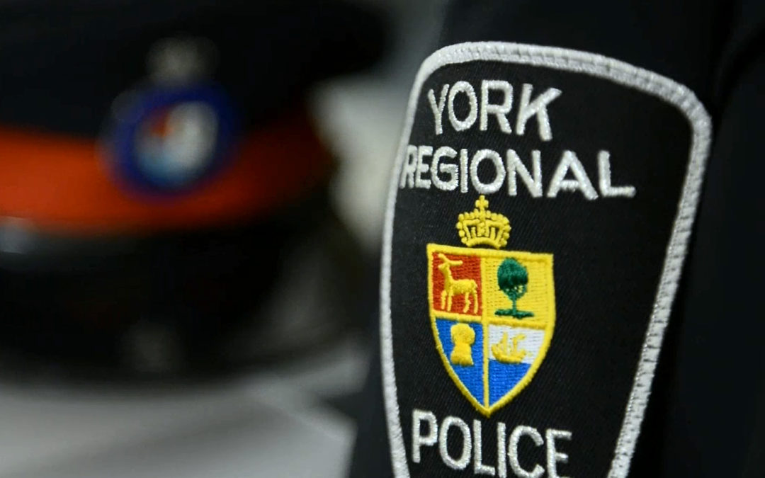 York regional police say teen was clocked driving 87 km/h over speed limit