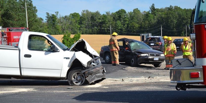 Collision slows traffic south of Lindsay