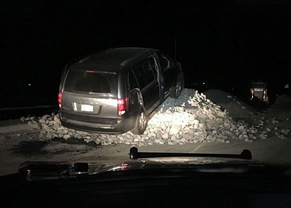 Impaired charge for Newmarket man after winding up in Bradford rock pile