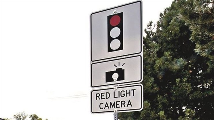 Where are drivers getting the most red light camera tickets in Halton?