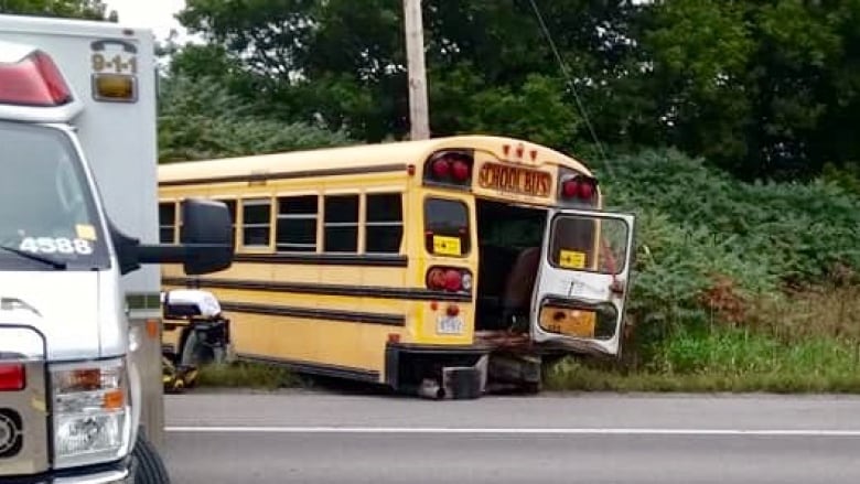 Truck driver charged with careless driving in school bus crash