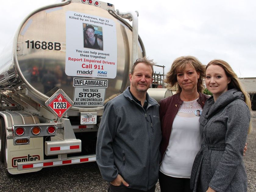 MADD Canada, trucking firm team up to fight impaired driving