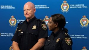 Ottawa police service background podium