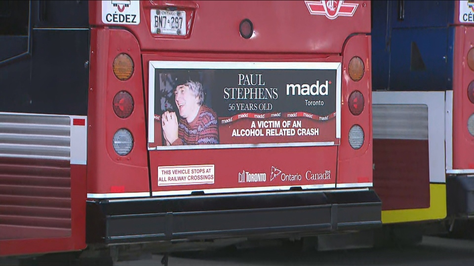‘You just learn to live with the pain:’ Faces of impaired driving victims to be displayed on TTC buses